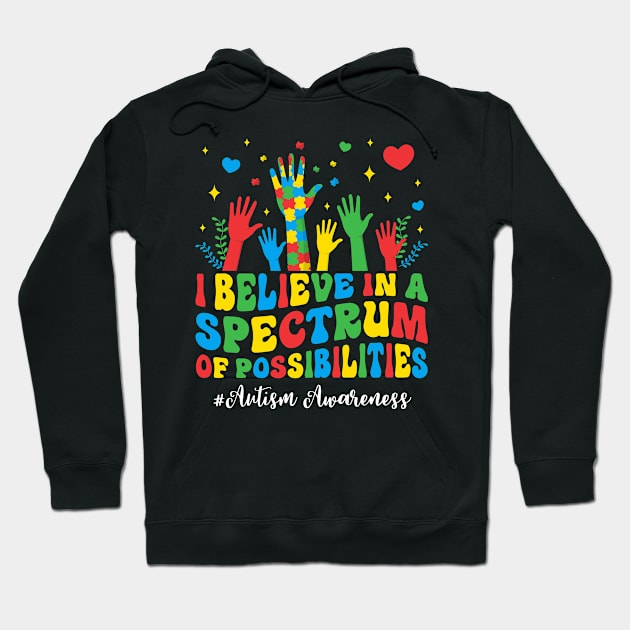 I Believe In A Spectrum Of Possibilities Hoodie by Petra and Imata